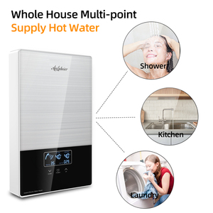 Portable Touch <b>Control</b> App-Enabled WiFi Smart Remote <b>Control</b> Instant Hot Water Heater IPX4 Waterproof Plastic Housing - Product Image 4