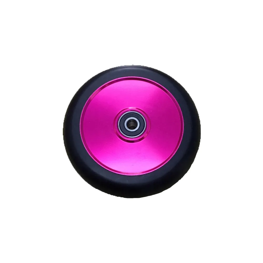 China Factory Direct Supply Cheap Scooter Wheels Black Pink Scooter Wheels 110mm,120mm For Girls Pro Scooters