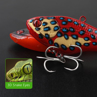 Leurre souple en PVC imprimé Rallor Meatal VIB Large 130mm 67g avec hameçons pour la pêche à la carpe en mer et sur la plage Vibra Lure