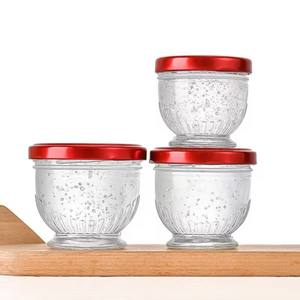 L Vente en gros Prix bon marché 75ml 100ml <span class=keywords><strong>Mini</strong></span> <span class=keywords><strong>pot</strong></span> de <span class=keywords><strong>confiture</strong></span> en verre <span class=keywords><strong>vide</strong></span> clair pour nid d'oiseau - Product Image 2