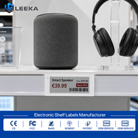 Etiqueta Electrónica de Estante LEEKA de Fábrica, 2.9 Pulgadas, BLE 5.0, EPD, Etiqueta Digital para Estante, Software SDK Gratuito para Proveedores de Tiendas de Electrónica