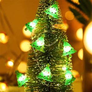 Noel bataryası kutu bakır tel dize lamba led peri noel baba Xmas garland işık dize kapalı açık dekor - Product Image 5
