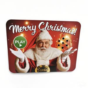 Carte <span class=keywords><strong>de</strong></span> vœux personnalisée personnalisée DIY Carte <span class=keywords><strong>de</strong></span> vœux audio musicale 40 secondes enregistrable avec enregistrement vocal, cadeau d'anniversaire - Product Image 2