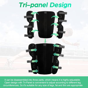 Consommable médical OEM ODM Nouvelle conception Attelle médicale orthopédique de fixation <span class=keywords><strong>externe</strong></span> - Attelle de genou à trois panneaux avec mousse de 5 mm - Product Image 6