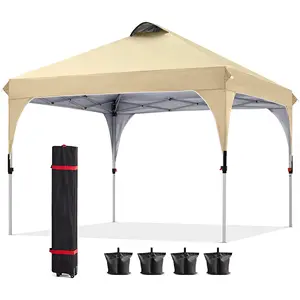 Pameran dagang iklan promosi luar ruangan 3x3m, Tenda/Tenda gazebos kanopi udara tiup bahan cetak kustom
