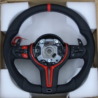 Volant de performance personnalisé avec garniture rouge et bleue pour BMW F10 F15 F20 F30 F32 E70 E90 X3 F34 F90 E84 E92 M3 M5