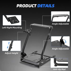 ขาตั้งพวงมาลัยเกมส์ Bracket A9 สำหรับ Logitech G25 G27 G29 G920 G923 GT500 T300RS V9 V900 แบบพับได้ - Product Image 4