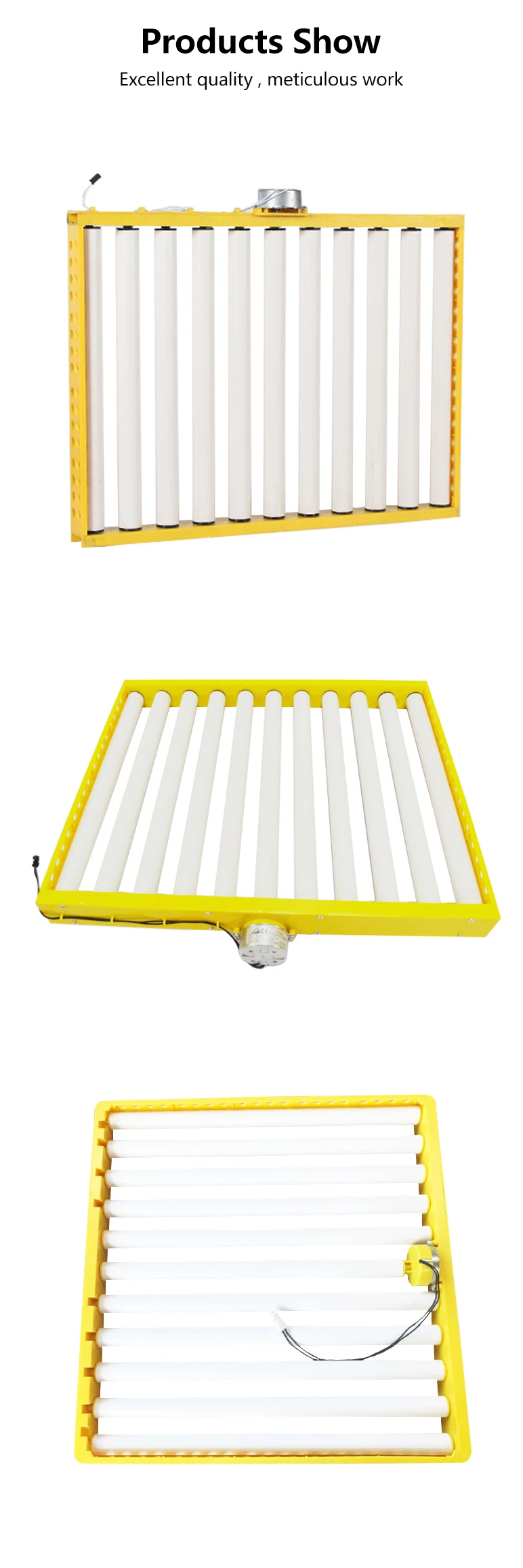 60 pcs egg plastic tray supplier automatic yellow roller egg tray turner/plastic incubator chicken egg tray for sale