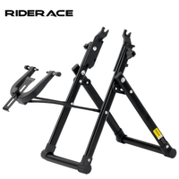 Support de centrage de roue de vélo RIDERACE réglable et pliable pour VTT et vélo de route, en acier au carbone, outil de réparation de cadre de vélo