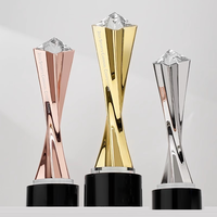 Diamante Cristal Trofeo Premio Oro Plata Bronce Resina Torre Otro Cristal Artesanía Producto