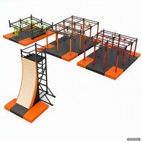 Équipement de parcours d'obstacles Ninja Bettaplay pour enfants, aire de jeux extérieure préscolaire, certifié EN1176 ASTM, usine de 30 000 m²