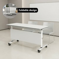 Table d'étude portable pour étudiants, table pliante pour salle de réunion et de formation, bureau pliable, tables et chaises de formation