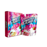 Sacs Mylar personnalisés en stock, prix de gros, sacs découpés sur mesure, boîtes et sacs de forme irrégulière résistants aux UV, emballage Mylar 3,5g, sacs à bonbons avec étui