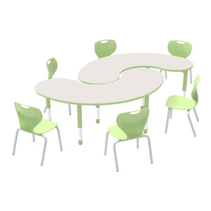 Ensemble de bureau primaire réglable en Offre Spéciale table et chaise en bois ignifuges pour enfants pour la maternelle préscolaire à usage scolaire - Product Image 3
