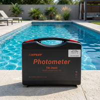 Équipement de test d'eau numérique portable TR-2000 analyseur multiparamètre pour batterie FCL, TCL, PH, CyA AA et échantillonnage de 10ml