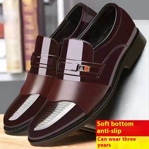 Chaussures de Ville Oxford <span class=keywords><strong>100</strong></span>% Cuir de Vache pour Homme, Style Business Décontracté, Semelle Souple Antidérapante, Hiver, PVC, en Liquidation Spéciale - Product Image 3