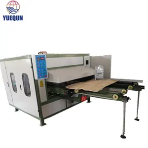 Veneer Stacker Machine Automatic Veneer Edge Grinder And Scarf Jointing Machine With Gear And Bearing Includes Automatic Stacker Device