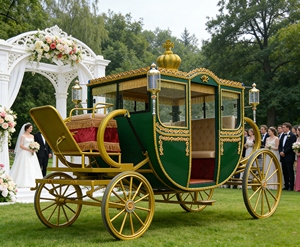 Voiture électrique royale blanche de haute qualité, personnalisée en usine, <span class=keywords><strong>transport</strong></span> nostalgique - Product Image 3