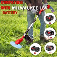 Tondeuse à gazon sans fil 650W 21V avec poignée télescopique pliable pour la taille des petits chemins de jardin et des parterres de fleurs