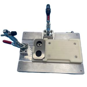 อุปกรณ์จับยึดแบบแยกส่วนสำห<span class=keywords><strong>รับ</strong></span>งานอิเล็กทรอนิกส์ ปรับได้แม่นยำ ผลิตด้วยเครื่อง CNC จากวัสดุ AL6061 ได้รับการรับรองมาตรฐาน ISO สำหรับการทดสอบ ขายส่ง - Product Image 1