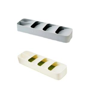 Multi-purpose Tableware Storage <b>Tray</b> Fork Spoon Compartmentalized Multifunction Organizer Kitchen <b>Drawer</b> Categorized Storage - Product Image 4