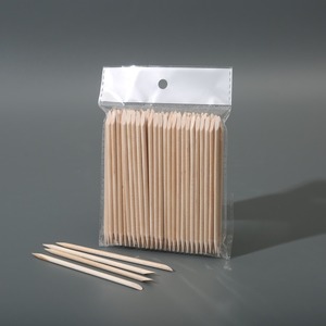 Palitos de Madera de Naranjo para Manicura, 100 Unidades, Palitos de Madera de Doble Punta para Empujar Cutículas, Herramienta para Decoración de Uñas, para Limpiar y Remover Esmalte - Product Image 4