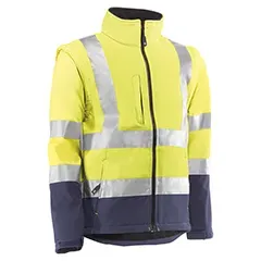 Parka - HV9810 XS Ural - Colore: Giallo/Blu Fluorescente - Impermeabilità: 5.000 mm. Traspirabilità: 250 MVP. Strisce riflettenti - Product Image 2