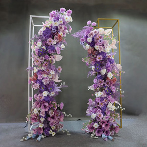 Centro <span class=keywords><strong>de</strong></span> Mesa Floral <span class=keywords><strong>de</strong></span> Lavanda y Lila, Arreglo <span class=keywords><strong>de</strong></span> Rosas Artificiales <span class=keywords><strong>de</strong></span> Seda Púrpura para Decoración <span class=keywords><strong>de</strong></span> Mesa <span class=keywords><strong>de</strong></span> Boda - Product Image 1