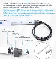 Nouvel éclairage LED tubulaire pour porcherie/poulailler HTL T8/T10/T12, IP67 étanche, résistant à la corrosion, sans scintillement, 220V