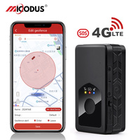 Plataforma Gratuita de por Vida, Rastreador GPS Inalámbrico MiCODUS 4G Resistente al Agua, Dispositivo de Rastreo GPS para Automóviles y Activos con Batería de 3000 mAh, MP90G, con Botón SOS
