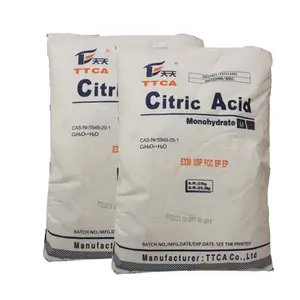 Food Acidity Regulator CAS: 5949-29-1 Citric Acid Monohydrate E330 at Factory Price
