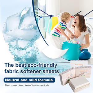 Adoucissant pour linge végétalien senteurs fraîches Feuilles d'<span class=keywords><strong>assouplissant</strong></span> pour linge naturel Feuilles de machine à laver hypoallergéniques Bandes d'<span class=keywords><strong>assouplissant</strong></span> - Product Image 2