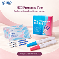 Bandelette de test de grossesse pour clinique, laboratoire, hôpital, domicile, kit de détection de l'hCG dans l'urine des femmes