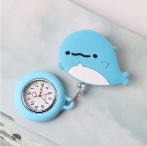 Retractable Electric Modern Cartoon Pattern <b>Nurse</b> Doctor Pocket Hang Clips Watches Colourful Hospital Medical Plastic Unisex - Product Image 6
