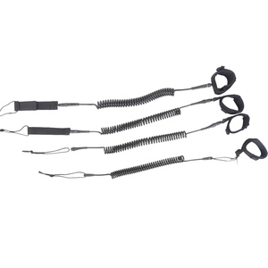 Ayak Bağı Askısı Kürek SUP Tahtası Aksesuarı Sörf Tahtası Nehir Bağı Spiral Bağlantı TPU Bağlantı Çift Paslanmaz Çelik Döner Bağlantı Elemanı Siyah - Product Image 3