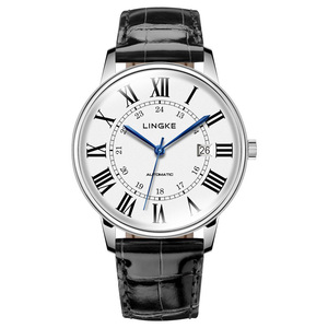 Nouvelle <span class=keywords><strong>montre</strong></span> pour homme en acier inoxydable, diamètre du boîtier 40 mm, <span class=keywords><strong>montre</strong></span> mécanique automatique, <span class=keywords><strong>montre</strong></span> de luxe élégante pour les affaires, étanche - Product Image 1