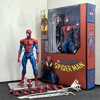 Ct Toys Mafex 185 Kostum Klasik Anime Model Mainan PVC Action Figure Ver Morales 2099 Figurine Hadiah