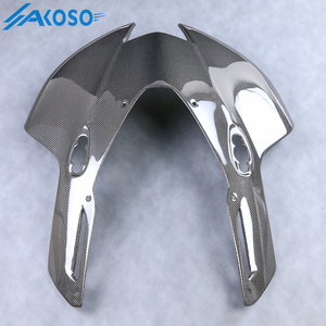 AKOSO Carénage de capot de phare supérieur en fibre de carbone pour Honda CBR1000RR-R <span class=keywords><strong>2021</strong></span> 2022 2023 2024 - Product Image 2