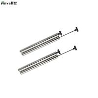 Amortisseur de porte d'armoire de cuisine en acier inoxydable OEM/ODM - Charnière de fermeture douce et silencieuse pour accessoires de montage de meubles et quincaillerie