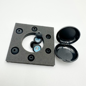 Bouchons d'oreille antibruit en silicone personnalisés insonorisés et réutilisables pour la réduction du bruit, étanches pour dormir et voyager, silencieux - Product Image 2