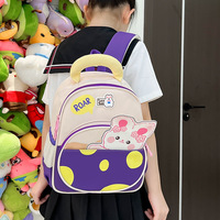 Nueva Mochila Escolar Infantil de Poliéster Oxford con Dibujos Animados, Linda Mochila Escolar de Gran Capacidad para Niños y Niñas