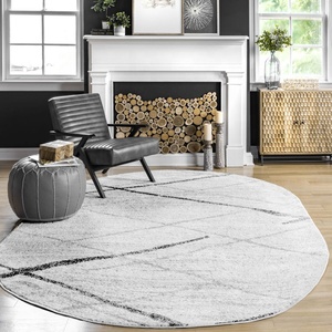 Nuovo Design Moderno Soggiorno Sala <span class=keywords><strong>Da</strong></span> Pranzo <span class=keywords><strong>Camera</strong></span> <span class=keywords><strong>Da</strong></span> <span class=keywords><strong>Letto</strong></span> Grigio Rotto Reticolo coperta di Zona - Product Image 3