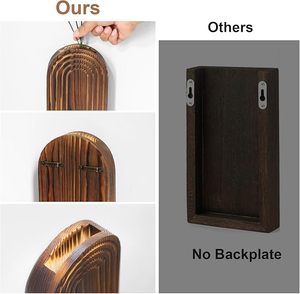 Plante suspendue en <span class=keywords><strong>bois</strong></span> brun naturel de haute qualité, <span class=keywords><strong>vase</strong></span> <span class=keywords><strong>mural</strong></span> pour chambre à coucher - Product Image 5