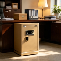 Caja Fuerte Biométrica Inteligente con Huella Dactilar, Cerradura Electrónica con Teclado, Acero Laminado en Frío, Caja de Seguridad para Oficina, Hogar y Hotel