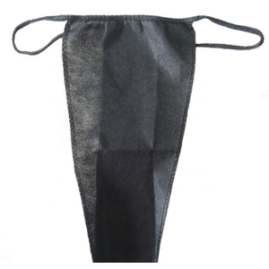 Tangas Negras Desechables al por Mayor, Ropa Interior Femenina No Tejida para SPA y Salón de Belleza - Product Image 1