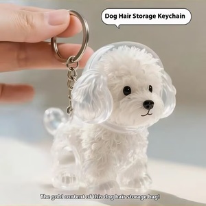 Caja de Almacenamiento Cuadrada Transparente de Plástico Ecológico para Pelos de Mascotas, Colgante de Bola de Pelo de Animal, Juguetes para Perros y Gatos, Ataúd para Mascotas - Product Image 2