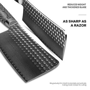 Nuevo 175MM Chuka <span class=keywords><strong>Bocho</strong></span> 67 capas de acero de Damasco de alta calidad G10 mango cuchillo para picar restaurante Chef cuchillo - Product Image 6