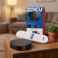Zoku C5ultra Android 14 Dual Core TV Box WiFi6 Ultra 16GB 8K Decoding Tanpa Buffer WiFi Dual-Band