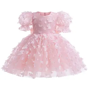 LZH Kids Evening Party Ball Gown Girl Christmas Costumes Elegant Toddler Baby Girls Wedding Princess Dresses