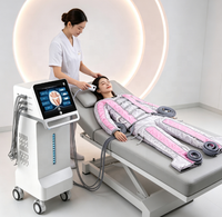 12-Kammer Luftkompressions-Entspannungsmassagegerät Fördert Fuß- und Beinzirkulation & Lymphdrainage Presotherapie